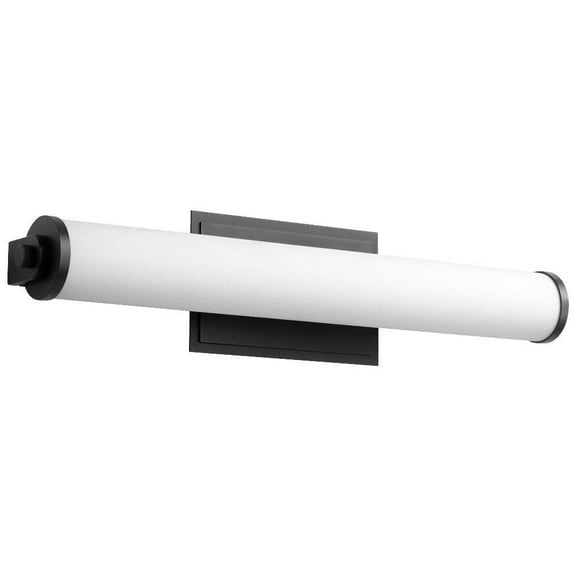 24.5 inch 18W 2 Led Bathroom Light Fixture-Black Finish Bailey Street Home 766-Bel-4591266