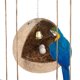 thumbnail image 5 of Nido de pájaro de coco, cabaña para cría de periquitos, casa para pájaros, mascotas, hábitats, decoración, cría. con coco rallado, 5 of 8