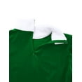 thumbnail image 6 of iEFiEL Womens Christmas Dance Costume Velvet Long Sleeves Skating Leotard Dress Green Small, 6 of 7