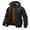 Black, variant on Men's Faux Leather Jacket Waterproof Motorcycle Bomber Jacket Vintage PU Moto Biker Coat Black Medium