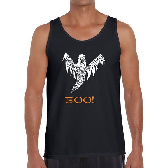 Halloween Ghost - Men's Word Art Tank Top