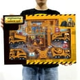 thumbnail image 1 of Set de construcción infantil con vehículos a control remoto: grúa, excavadora, camión volquete y hormigonera. Juguete educativo de ingeniería. Ideal para niños mayores de 3 años., 1 of 9