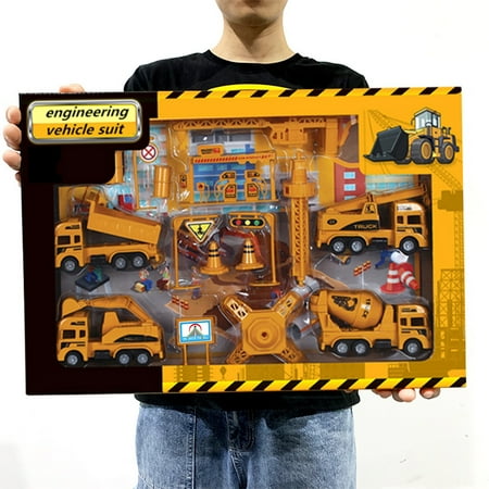Toys 50% Off Clear! Engineering Crane, Kids Construction Truck Toys for 3 4 5 6 7 Years Old - Car Race Tracks, Excavator, Boy Toys for 3-5 Year Old Toddlers, Gift Toys for Boys & Girls Aged 4-6