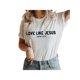 thumbnail image 1 of Love Like Jesus Graphic T Shirt For Women Inspirational Bible Verse Tees Funny Letter Print Short Sleeve Tee Tops, 1 of 7