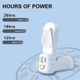 thumbnail image 3 of Kaibinsi Portable Handheld Fan, 3 IN 1 Mini Portable Fan for Travel Outdoor with Lighting, USB Rechargeable Fan Gifts for Women Men, 3 of 8