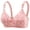 05-Pink, variant on Yutgune Womens Bras Soft Wireless Full Coverage Everyday Support Bra Floral Print
