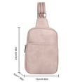 thumbnail image 3 of Bolso Bandolera Bolso Cruzado Para Mujer, Riñonera, Bolsos De Viaje A La Moda, Bolsillo Sencillo En La Cintura Del Pecho, 3 of 6