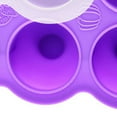 thumbnail image 5 of Moldes de silicona para alimentos Ticfox 9 orificios con tapa color brillante, 5 of 5