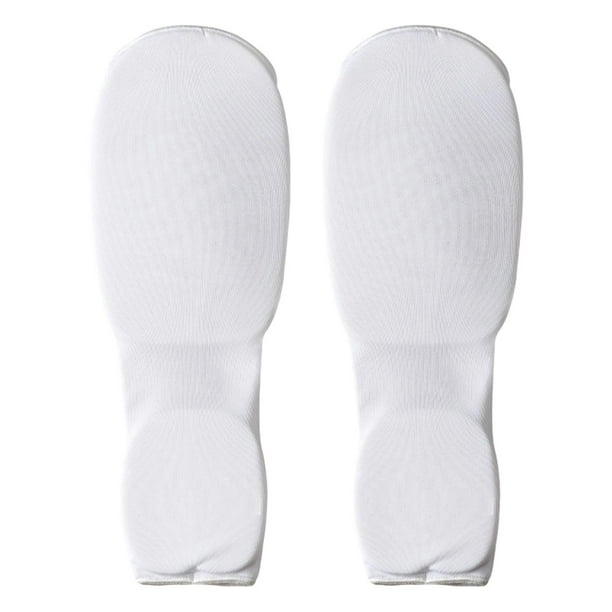 2 protectores de antebrazo y puños acolchados para brazos, mangas blancas suaves con pulgar L