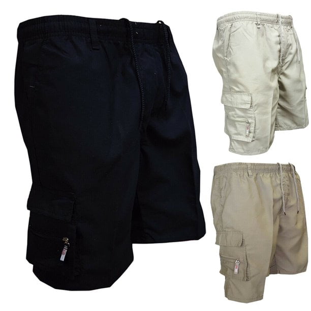 Men's Casual Jogging Cargo Workout Shorts Summer Sweat Pants