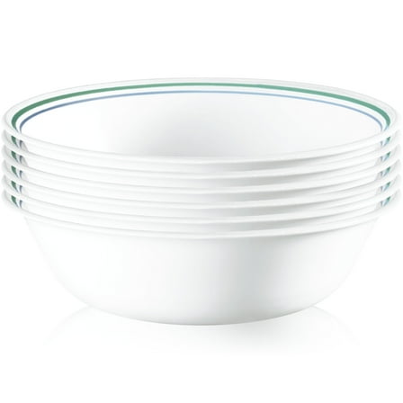 Corelle Country Cottage 18 oz Glass Cereal/Soup Bowl (Set of 6)