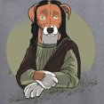 thumbnail image 3 of CafePress - Mona Lisa Dog Sweatshirt - Zip Hoodie, Classic Hooded Sweatshirt with Metal Zipper, 3 of 4