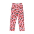 thumbnail image 4 of Xecao Cartoon Strawberry Men's Straight Lounge Pajama Pants: The Ultimate in Comfortable Sleepwear, 4 of 9