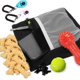 thumbnail image 2 of Bolsa de golosinas para entrenamiento de perros, bolsa de golosinas para perros con entrenamiento con clicker para perros, bolsa de golosinas para mascotas con cinturón, correa para el hombro, di, 2 of 5