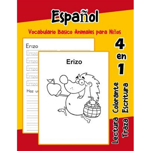 Espa?ol Vocabulario Basico Animales para Ni?os: Vocabulario en Espanol de preescolar k?nder primer Segundo Tercero grado