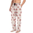 thumbnail image 5 of joogoo Men's Pajama Pants Starfish Pattern Soft Long Sleep Lounge Pjs Bottoms L, 5 of 7