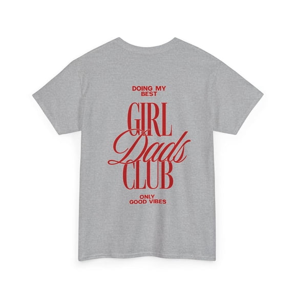 Girl Dads Club Oversized T-Shirt, Trendy Dad Tee, Fathers Day Gift, Retro Dad Shirt, Funny Dad Graphic Tee, Cool Dad Aesthetic Shirt