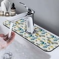 thumbnail image 7 of Kdxio Watercolor Leaves Pattern Non-Slip Diatom Mud Faucet Drain Pad,Self Absorbent Mat for Kitchen Sink for Variety Kitchen & Bathroom Countertops, 7 of 7