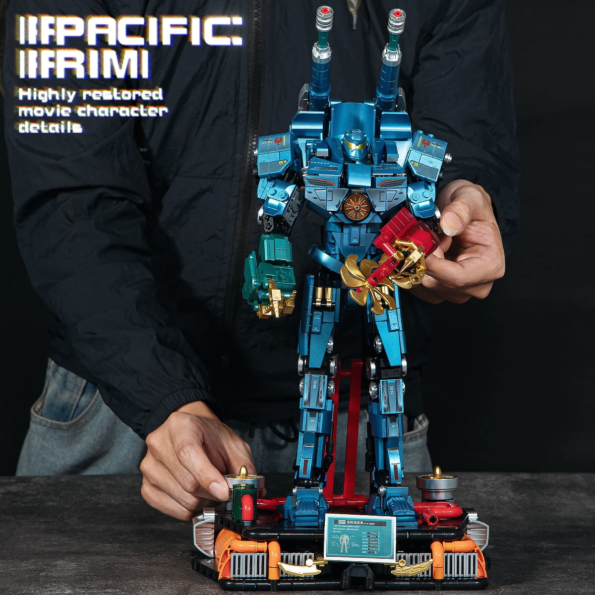 LWBDD Pacific Rim Collectible Building Blocks Set, 1643 Pieces