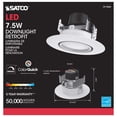 thumbnail image 6 of 7.5w LED Directional Retrofit Downlight 4 in. CCT Tunable 60 deg.  120v, 6 of 7