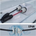 thumbnail image 5 of Prensaestopas de entrada de cable doble solar ABS resistente a la intemperie para todo tipo de cables para proyectos solares en RV-prensa de entrada de cable solar impermeable, 5 of 5