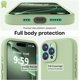 thumbnail image 3 of Funda de Silicona Premium, Forro de Microfibra Suave, para iPhone 16 Pro de 6.3 Pulgadas, matcha, 3 of 7