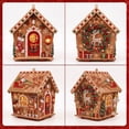 thumbnail image 3 of Christmas Diamond Art, Hanging Ornament DIY 3D Wooden House Pendant With Wreath, Christmas Tree Hanging Holiday Decor & DIY Craft Gift For Family, 3 of 7