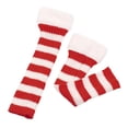 thumbnail image 4 of Harpily High Thigh Leg Warmers for Women Women's Winter Striped Knitted Sock Hairy Warm Leg Stacked Socks Christmas Warm Foot Warm Thermal Socks,, 4 of 4