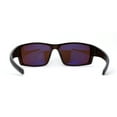 thumbnail image 4 of Mens Antiglare Driving Lens Wrap Around Sport Rectangular Plastic Sunglasses All Brown, 4 of 4