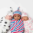 thumbnail image 6 of M+A by Monica + Andy Baby First Hello Cuddle Box Blanket + Cap Organic Gift Set, 6 of 7