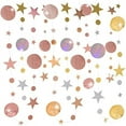 thumbnail image 4 of 3pcs Paper Garland Banner 2 Styles Backdrop Banner Streamer Golden Silver Banner Backdrop Star Circle Dot Garland Streamers, 4 of 7