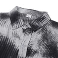 thumbnail image 4 of Playeras Hombre Deportivas Camisa Informal Con Estampado Floral Para Hombre, Camisa De Manga Corta Con Cuello Vuelto, 4 of 5