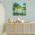 thumbnail image 3 of Stupell Industries Tall Palms Abstraction Coastal Painting Gallery Wrapped Canvas Art Print Wall Art, 36 x 36, 3 of 8
