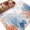 Blue, variant on Orange Navy Blue Coral Area Rugs 4'x6', Washable Small Throw Rugs for Office Bathroom, Summer Beach Coastal Rustic Indoor Outdoor Rug Non-Slip Low Pile Carpet Runner Reversible Floor Mats