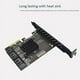 thumbnail image 3 of Adaptador Sata Pci E 6 Puertos Sata 3.0 A Tarjeta De Expansión Pci Express X4, 3 of 5