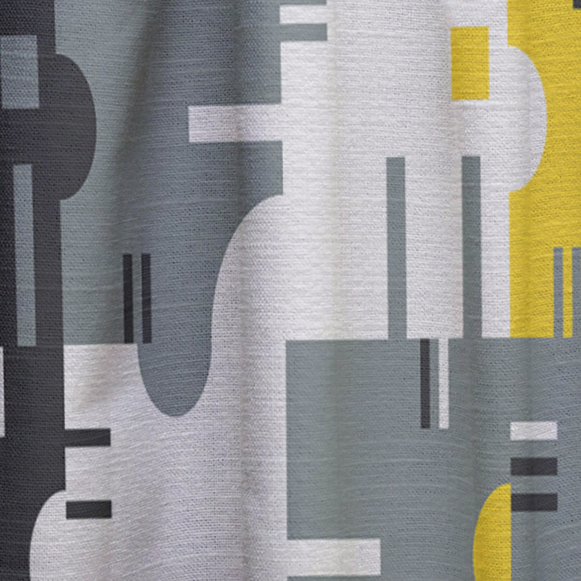 Designart 'Abstract Retro Design XXI' Mid-Century Modern Curtain Panel