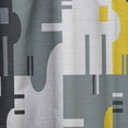 thumbnail image 4 of Designart 'Abstract Retro Design XXI' Mid-Century Modern Curtain Panel, 4 of 5