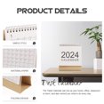 thumbnail image 3 of Miangastore Desk Calendar 2024 Table Calendar Monthly Calendar Ornament Simple Style Desk Calendar for Office, 3 of 8