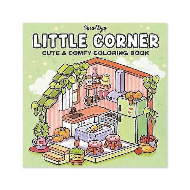Cozy Friends Cute Comfy Coloring Book for Adults and Teens Featuring Adorable Creatures in Cozy Hygge Moments