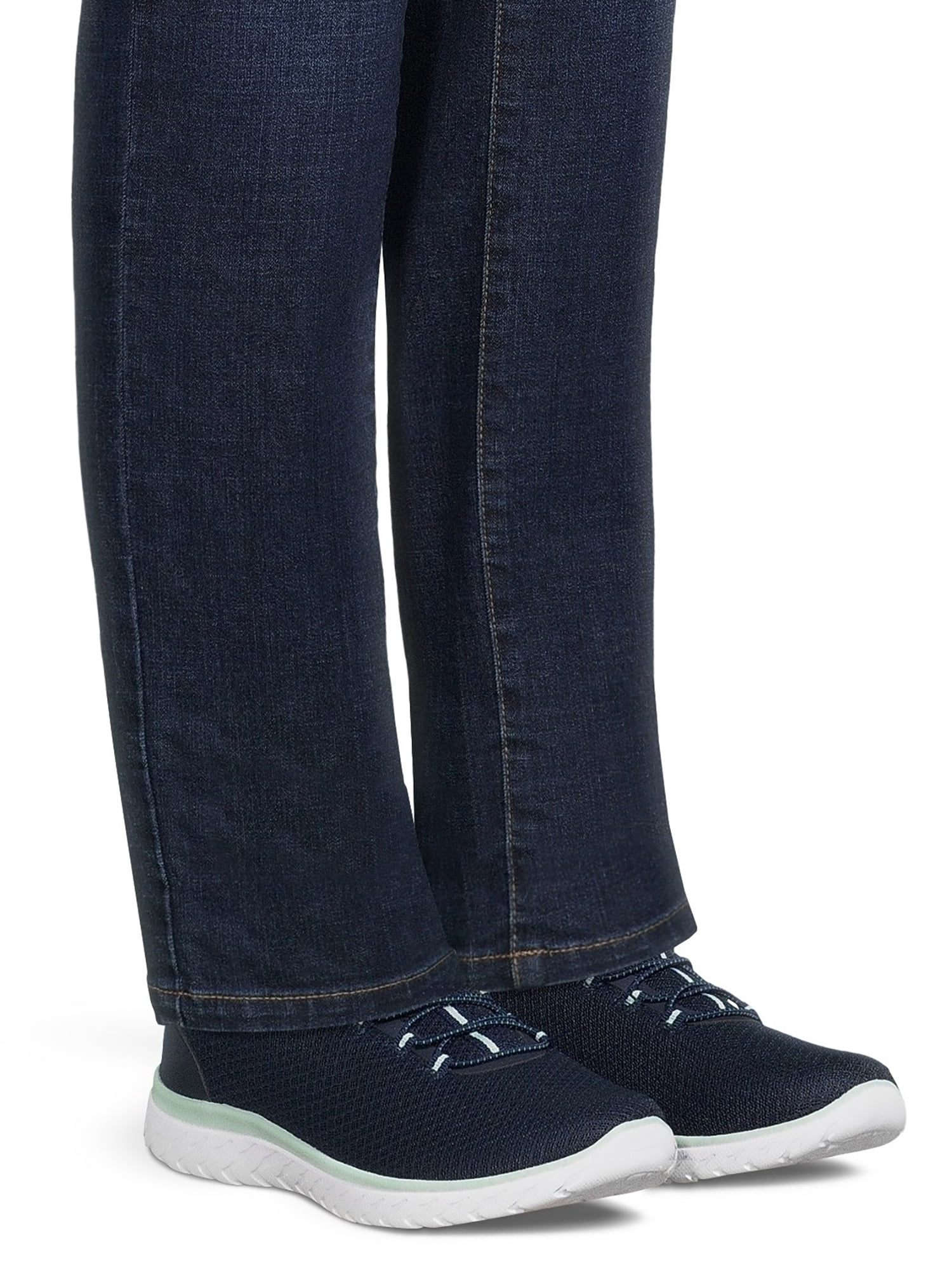 Athletic Works Women's Bungee Slip On Sneakers, Wide Width Available