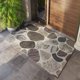 thumbnail image 4 of Alfombra de piso con diseño de piedra, para el hogar, la sala de estar, la entrada, el dormitorio, alfombras antideslizantes con estampado de flores, alfombra lavable para baño y cocina, 4 of 5