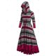 thumbnail image 2 of Vestido Capucha Dobladillo Cordones Tamaño Plus Rosegal  Vestidos casuales de talla grande, 2 of 5