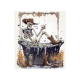 thumbnail image 3 of Fabric Shower Curtain Liner Polyester Reinforced Rustproof Halloween Design Water Resistant Machine Washable for Bathroom Tub Enclosure, 3 of 5