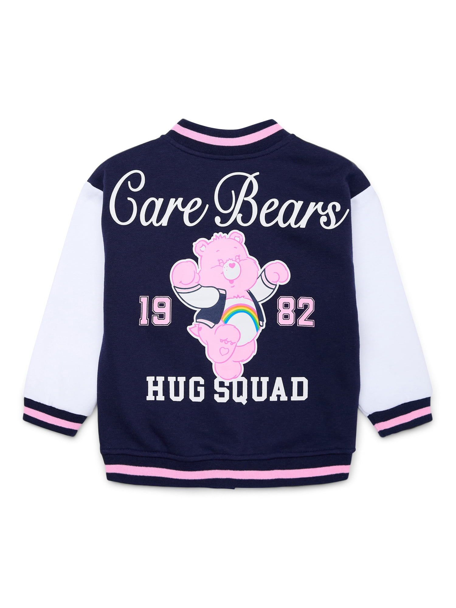 Care Bears Toddler Girls Varsity Jacket, Sizes 12M-5T