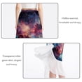 thumbnail image 2 of Galactic Space Women's Chiffon Summer Beach Dress with Polyester Straps - for the Summer Heat, 2 of 6