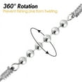 thumbnail image 5 of Dr.Fish 20 Pack Fishing Bead Chain Swivels Stainless Steel Catfish Rig Fishing Tackle Freshwater Saltwater, 5 of 7