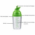 Shaker Bottle 8 Ounce Protein Shaker Bottle for Pre & Post Workout