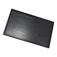 thumbnail image 4 of Japanese Style Wooden Serving Tray Drinks Fruit Medium Black, 4 of 8