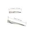thumbnail image 2 of 50 Pcs Double Prong Hair Clips Curl Clips 1.77 Inches Metal Alligator Hair Pins Styling Clips for Salon Hair Extensions, 2 of 10