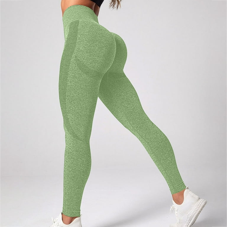 EHQJNJ Petite Yoga Pants Seamless Solid Color Skinny High Waist Workout  Leggings Trainning Sports Lifting Pants